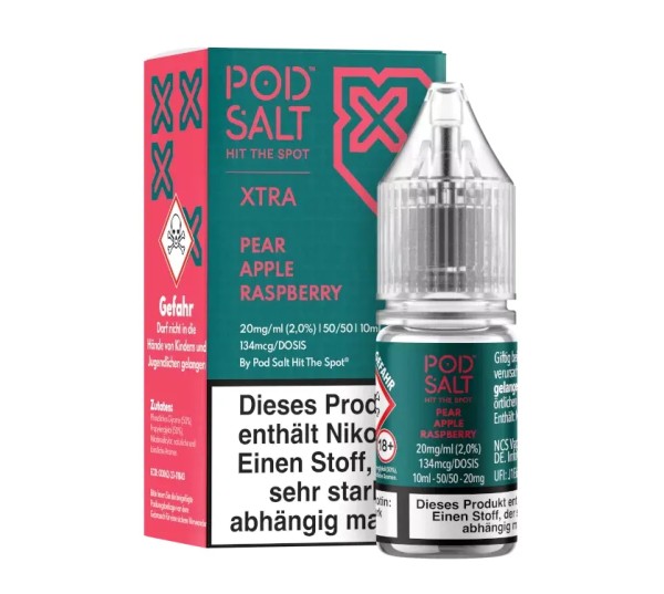 Pod Salt X - Pear Apple Raspberry - Nikotinsalz - 20mg/ml