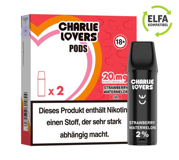 Charlie Lovers Pods - Strawberry Watermelon 2 St. 20mg/ml