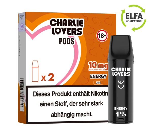 Charlie Lovers Pods - Energy 2 St. 10mg/ml