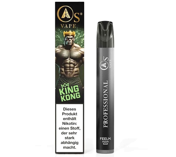 O´s Vape King Kong Einweg E-Zigarette 20mg/ml