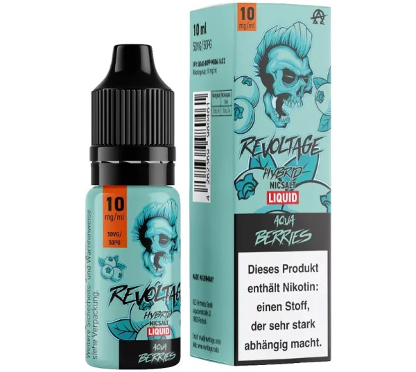 Revoltage - Aqua Berries - Hybrid Nikotinsalz - 10mg/ml