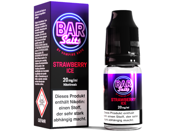 Vampire Vape BarSalts Nikotinsalz Liquid Strawberry Ice 20 mg/ml