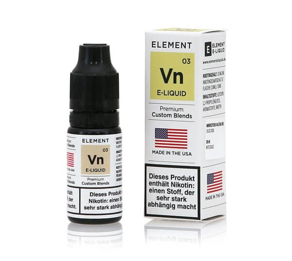 Element Vn - Vanille e-Liquid