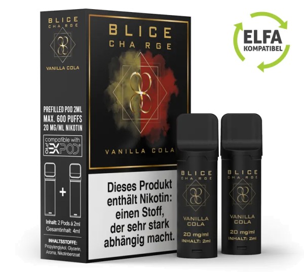 BLICE Charge Pod - Vanilla Cola - 20mg/ml (2er Pack)