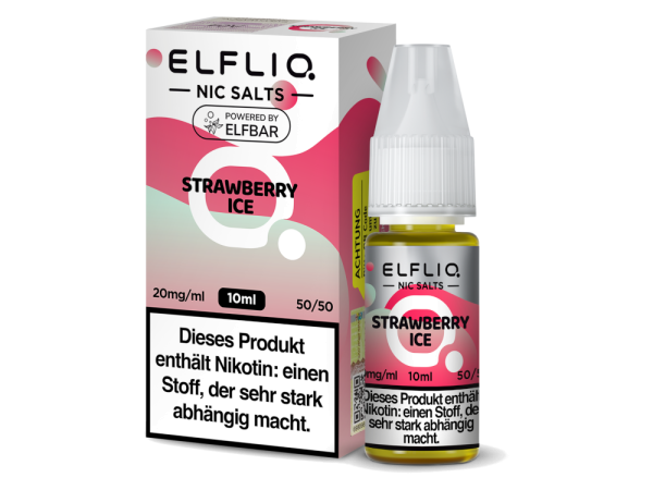 ELFLIQ - Strawberry Ice - Nikotinsalz Liquid 20 mg/ml