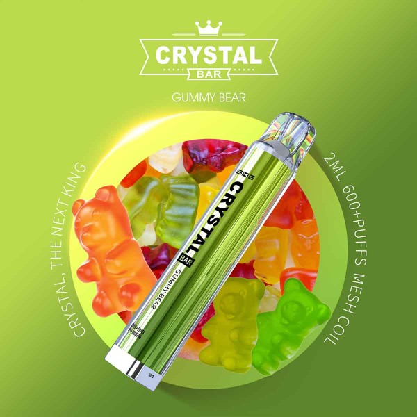 Crystal Bar Vape Gummy Bear 20 mg/ml