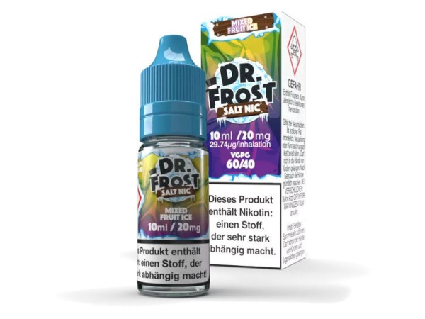 Dr. Frost Nikotinsalz 20mg - Mixed Fruit Ice - 10ml