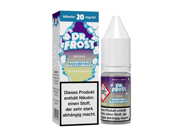Dr. Frost Nikotinsalz 20mg - Honeydew Blackcurrant - 10ml
