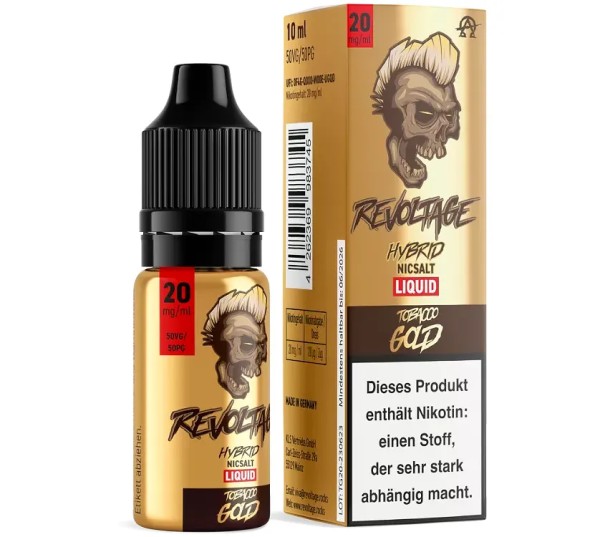 Revoltage - Tobacco Gold - Hybrid Nikotinsalz - 20mg/ml