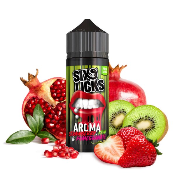 Six Licks - Strawberry Kiwi Pomegrante Aromashot