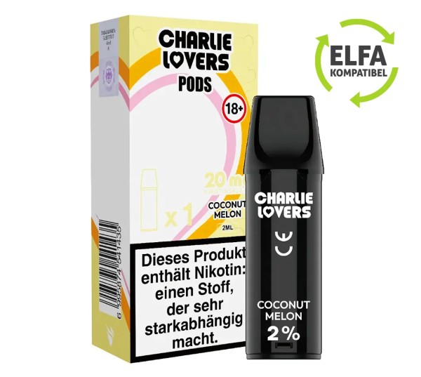 Charlie Lovers Pods - Coconut Melon - 1St. 20mg/ml