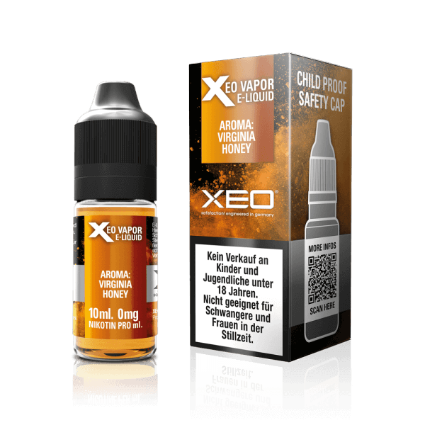 Xeo Nicotine E-Liquid Tobacco Virginia Honey 0 mg/ml