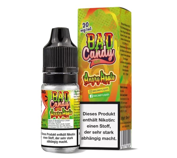 Bad Candy Liquids - Angry Apple - Nikotinsalz Liquid 20 mg/ml