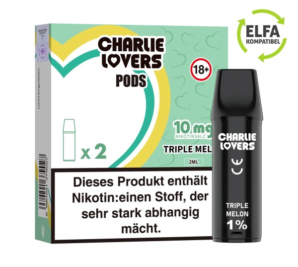 Charlie Lovers Pods - Triple Melon 2 St. 10mg/ml