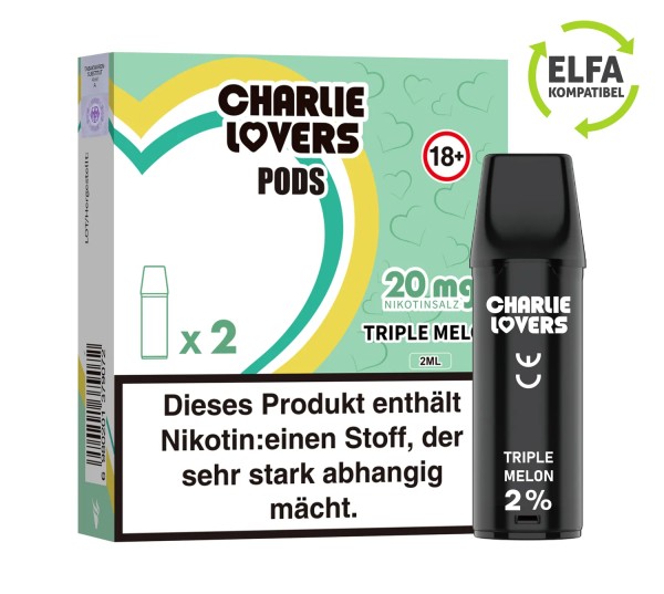 Charlie Lovers Pods - Triple Melon 2 St. 20mg/ml