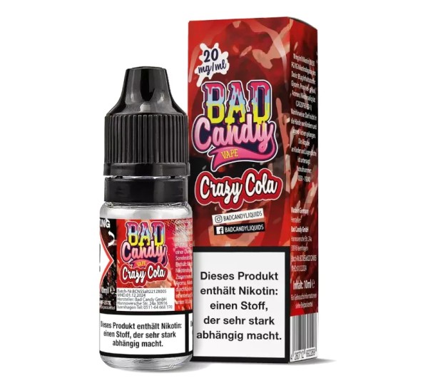 Bad Candy Crazy Cola Nikotinsalz 20mg/ml
