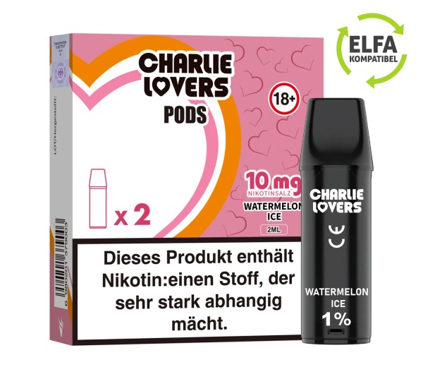 Charlie Lovers Pods - Watermelon Ice 2 St. 10mg/ml