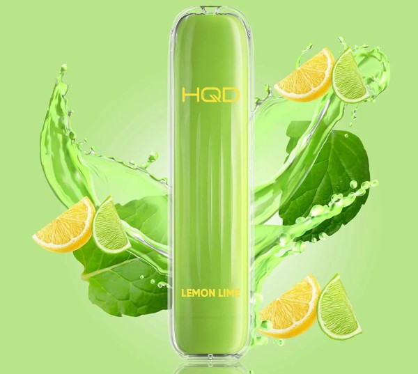 HQD 600 Wave Lemon Lime Aroma Einweg E-Shisha 20mg Nikotin