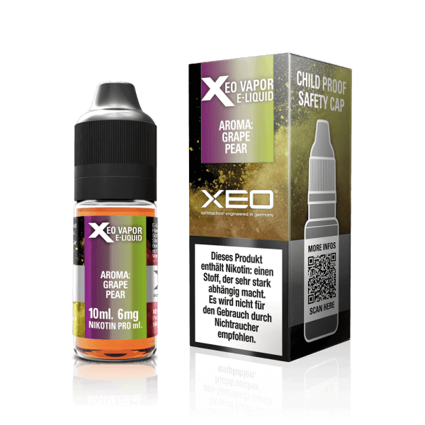 Xeo Nicotine E-Liquid Tobacco Grape Pear 6 mg/ml