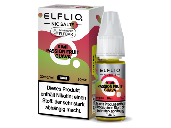 ELFLIQ - Kiwi Passion Fruit Guava - Nikotinsalz Liquid 10 mg/ml