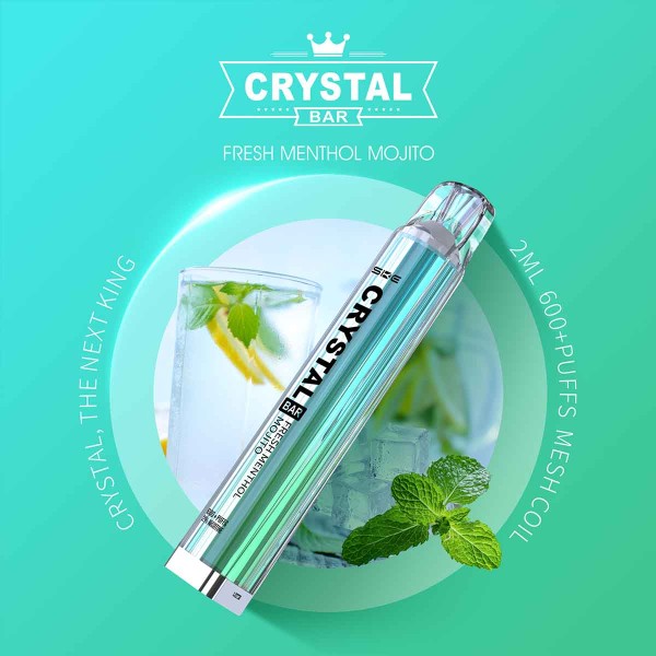 Crystal Bar Vape Fresh Menthol Mojito 20 mg/ml