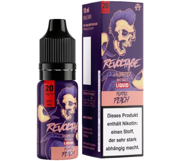 Revoltage - Purple Peach - Hybrid Nikotinsalz - 20mg/ml