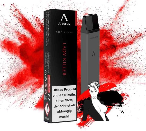 Adalya Vape - Lady Killer Einweg E-Zigarette 12mg/ml 600 Puffs